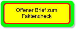 Offener Brief zum Faktencheck